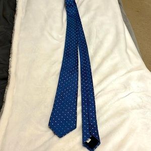 Blue and dotted Valentino men’s tie.